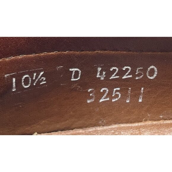 Allen Edmonds Nashua Loafers Size 10.5D Kiltie Tassel Black Brown Leather Shoes - Picture 11 of 12